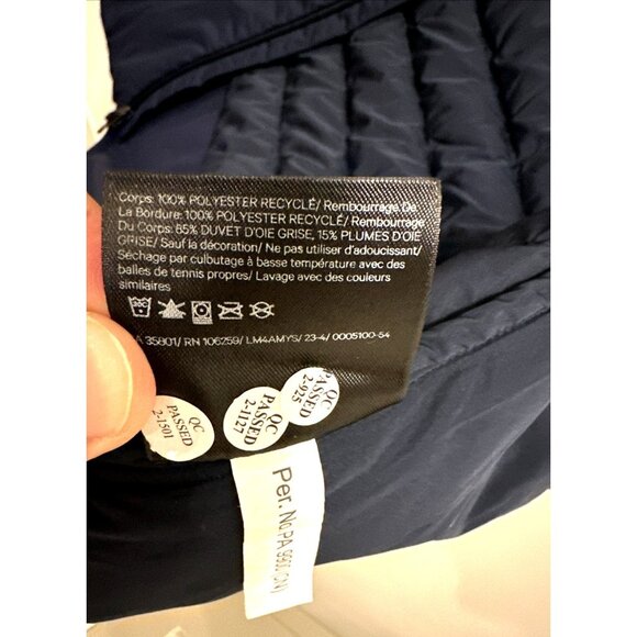 Lululemon Men's Large Down for It All Jacket Vest Navy Blue Lightweight NEW NWOT - Picture 8 of 11